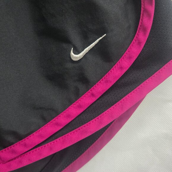 Nike Tempo Dri-FIT Women’s Running Shorts Black Pink Trim Size Large - Picture 3 of 13